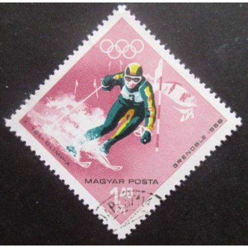 Hongrie N°1941 Jeux Olympiques D'hiver Grenoble 1968 Oblitéré