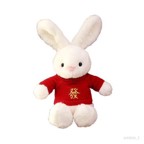 Mignon Nouvel An Chinois Lapin En Peluche Jouet Lapin Poupée Décoration  Fête