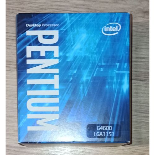 Intel Pentium G4600 - 3.6 GHz - 2 curs - 4 filetages - 3 Mo cache - LGA1151 Socket - Box