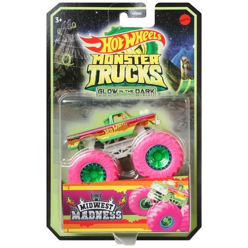 Hot Wheels Monster Trucks Glow In The Dark Midwest Madness - Mattel