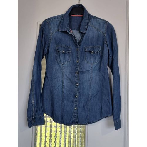 Chemise En Jean Cache Cache Bleu Taille 34