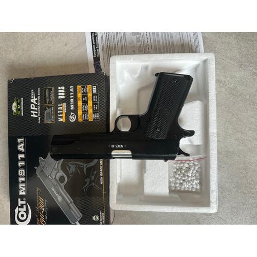 Pistolet Spring Airsoft Colt M1911a1 0.6 Joule Hpa