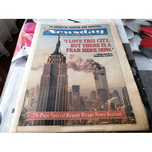 Newsday New York City September 11 2002 Remember The Tragedy
