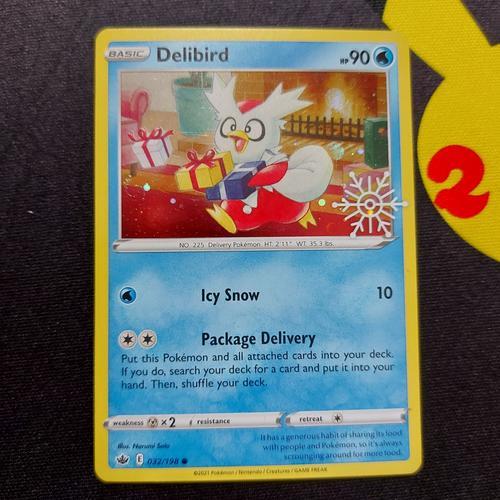 Carte Pokemon Anglaise - Cadoizo 032/198 (Delibird) - Holiday Calendar