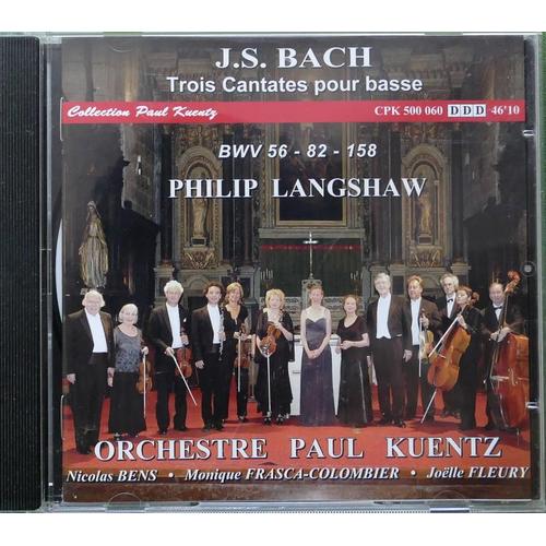 Trois Cantates Pour Basse J.S. Bach Bwv 56 - 82 - 158