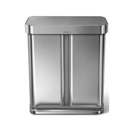 Poubelle à pédale CW2025 58 Litres Tri sélectif