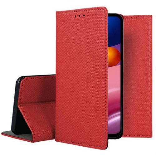 Housse Pour Samsung Galaxy A13 5g / A04s - Etui Coque Pochette Portefeuille + Verre Trempe - Rouge Magnet