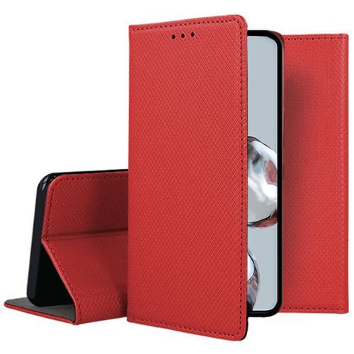 Housse Pour Xiaomi 12t / 12t Pro 5g - Etui Coque Pochette Portefeuille + Verre Trempe - Rouge Magnet