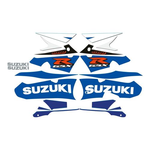 Kit Autocollants Compatible Avec Route Moto Suzuki Gsxr 600 2003