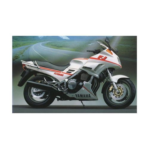 Kit Autocollants Compatible Avec Moto De Route Yamaha Fj 1200 Blanche 1990