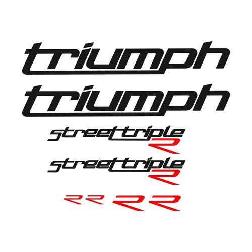 Kit Autocollants Compatible Avec Moto De Route Triumph Street Triple R
