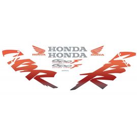 Kit Autocollants Compatible Avec Moto De Route Honda Cbr 600f 1999-2000 Noire