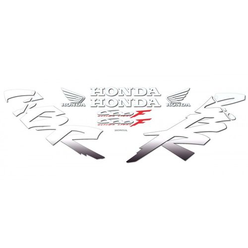 Kit Autocollants Compatible Avec Moto De Route Honda Cbr 600f 1999-2000 Rouge