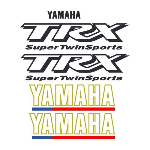 Kit Autocollants Compatible Avec Route Moto Yamaha Trx 850