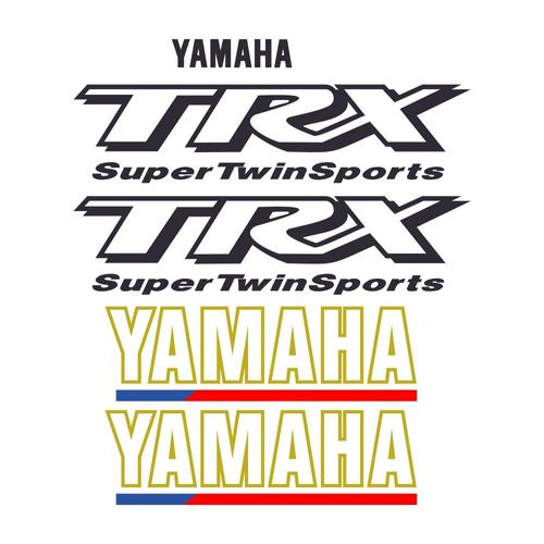 Kit Autocollants Compatible Avec Route Moto Yamaha Trx 850