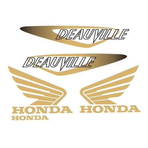 Kit Autocollants Compatible Avec Moto De Route Honda Deauville