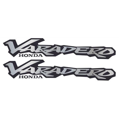 Kit Autocollants Compatible Avec Moto Trail Honda Varadero Xl 125v 01 02 D Argent