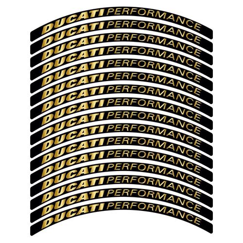 Kit Autocollants Compatible Avec Avecjante Moto Ducati Performance