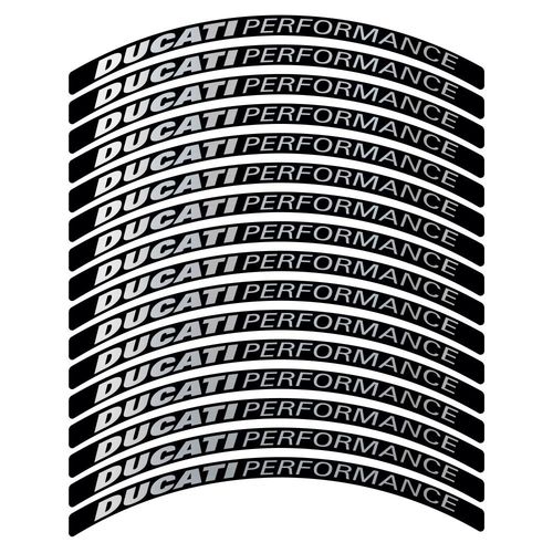 Kit Autocollants Compatible Avec Avecjante Moto Ducati Performance