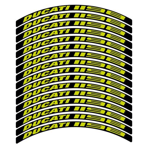 Kit Autocollants Compatible Avec Avecjante Moto Ducati 1198