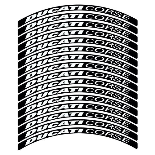 Kit Autocollants Compatible Avec Avecjante Moto Ducati Corse