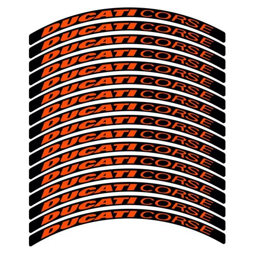 Kit Autocollants Compatible Avec Avecjante Moto Ducati Corse