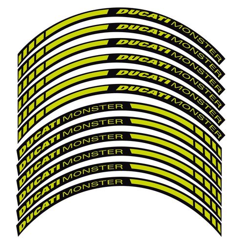 Kit Autocollants Compatible Avec Avecjante Moto Ducati Monster