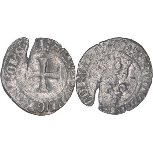 France - Double Tournois Dit Niquet De Charles Vi, Atelier De Paris - 2.04 G. - 12-162