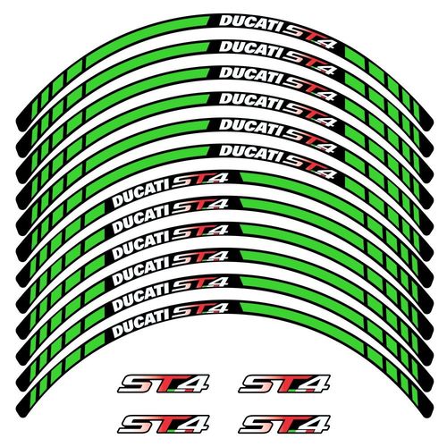 Kit Autocollants Compatible Avec Avecjante Moto Ducati St4