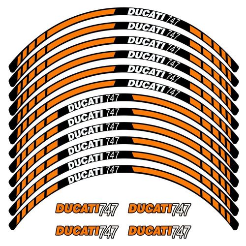 Kit Autocollants Compatible Avec Avecjante Moto Ducati 747
