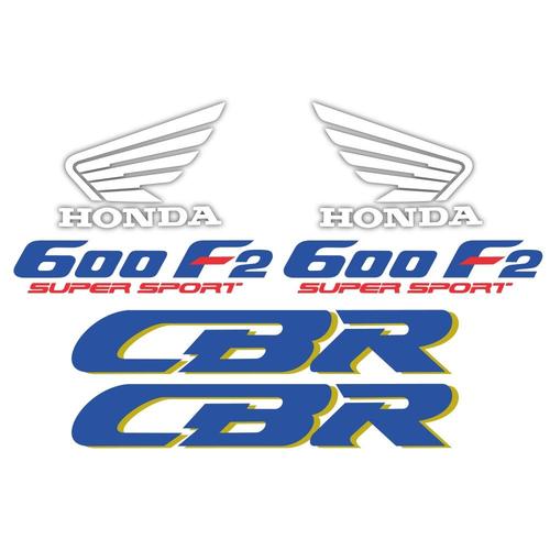 Kit Autocollants Compatible Avec Moto De Route Honda Cbr 600 F2