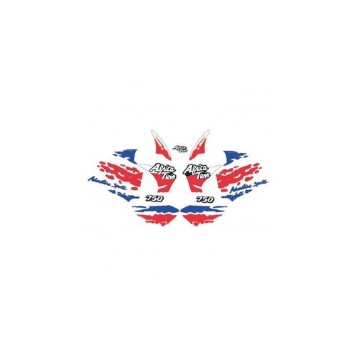 Kit Autocollants Compatible Avec Moto Trail Honda Africa Twin Rd 07 Mod-2 1993