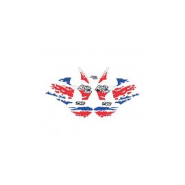 Kit Autocollants Compatible Avec Moto Trail Honda Africa Twin Rd 07 Mod-2 1993