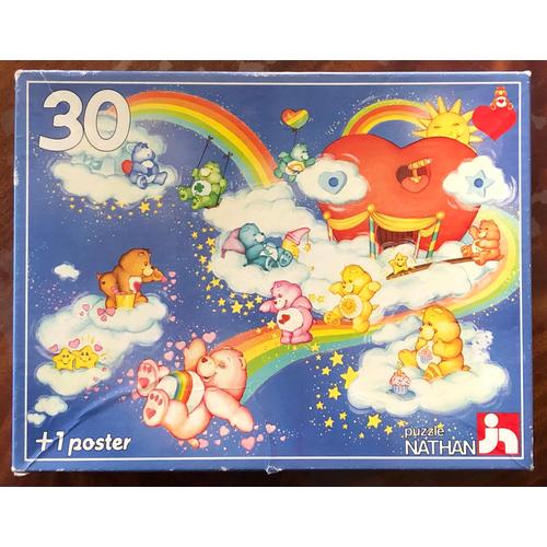 Puzzle Bisounours Nathan 30 Pièces, Dessin Animé, Vintage, Figurine