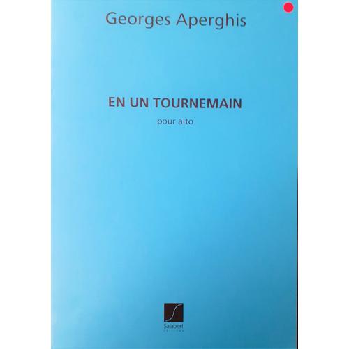 Georges Aperghis : En Un Tournemain Pour Alto - Salabert Slb2486