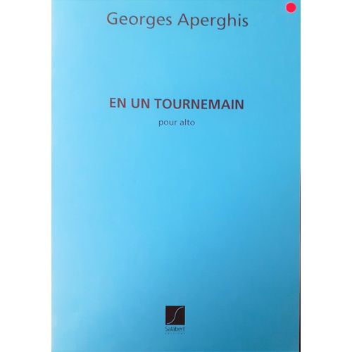 Georges Aperghis : En Un Tournemain Pour Alto - Salabert Slb2486