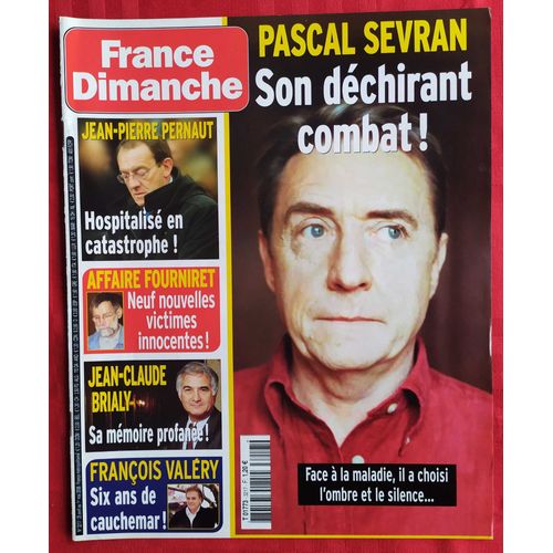 France Dimanche N°3217 - Pascal Sevran - Coupure De Presse, Clipping De 2008