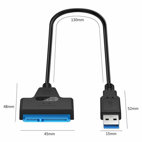 Cable USB 3.0 vers SATA /câble pour disque dur 2,5 pouces