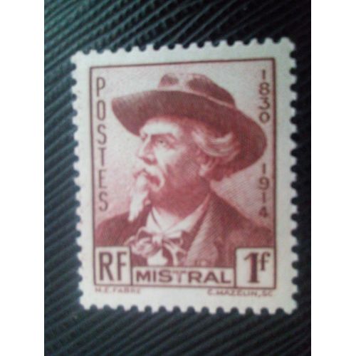 Timbre France Y T 495 Fréderic Mistral (1830-1914) Poète, Prix Nobel 1904 1941 ( 211206 )