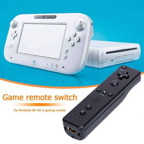 Manette De Jeu À Distance Noire, Accessoires De Jeu Pour Nintendo Wii U