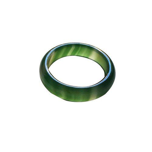 Bague En Agate Verte Naturelle Pour Hommes Et Femmes, Avec Texture, Marque Faite À La Main, Bijoux En Jade, Pierre Naturelle