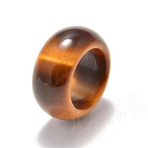 Bague En Or Jaune 100% Véritable ¿Il De Tigre, Bijoux En Pierre Naturelle, Pour Femmes Et Hommes, Anneau En Nickel