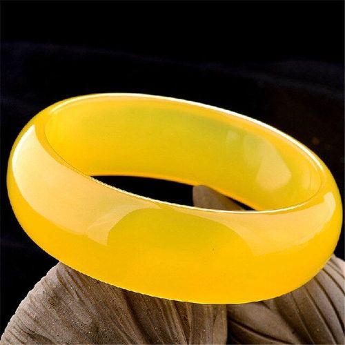 Bracelets En Jade Véritable Pour Femmes, Améthyste, Calcédoine Jaune, Rétro, Haute Qualité, 100%