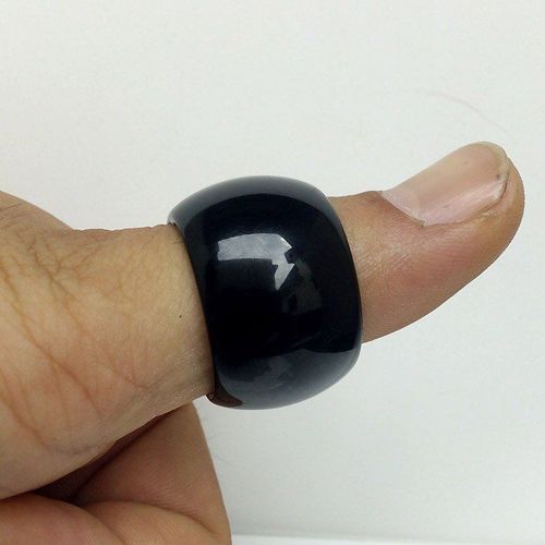 Bague En Cristal Naturel Calcédoine Pour Hommes Et Femmes, Bijoux Porte-Bonheur, Pierre Noire, Jade, Opale, Émeraude, Marque