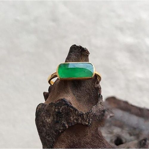 Anneau Ajustable En Calcédoine Naturelle Pour Femmes, Nouveau, Original, Artisanat, Ouverture, Lumière Rétro, Luxe, Charme Exquis, Bijoux En Argent