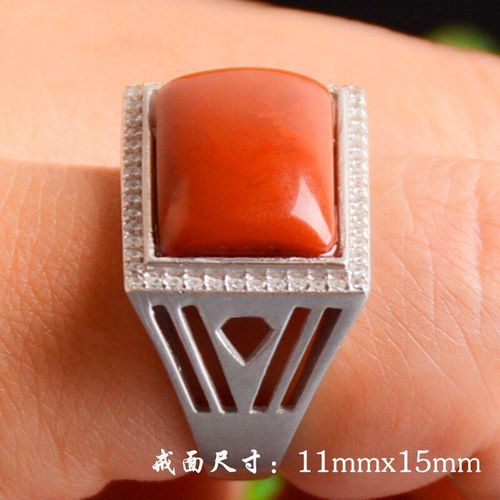 Bague En Argent Sterling 925 Avec Pierre Naturelle En Rubis Véritable Pour Femmes, Bijoux En Jade, 925