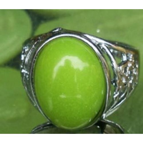 Bague En Jade Vert Naturel Avec 925 Anneaux Scintillants, Bijoux En Jade Et Diamant Pour Femmes