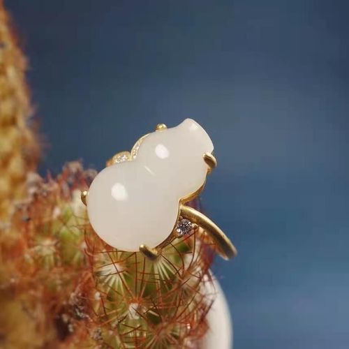 Bague En Jade Blanc Naturel Hetian Avec Argent Sterling 925, Anneaux De Mariage En Or 925 Pour Couples