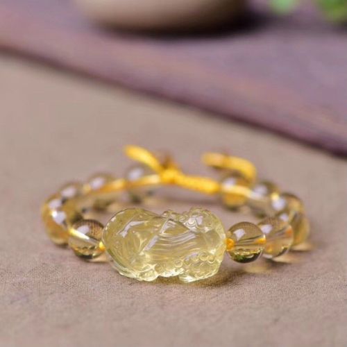 Bracelet En Citrine Naturelle Pour Homme Et Femme, Perles En Jade, Pierres Précieuses, 10mm