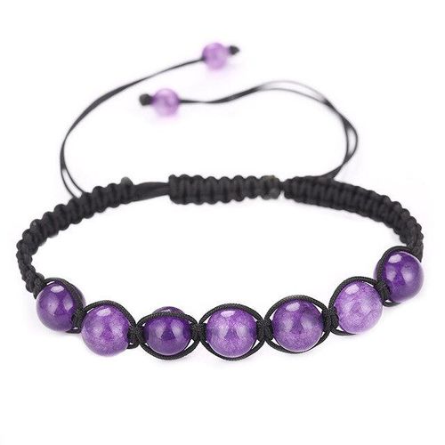 Bracelets Perlés En Améthyste Naturelle Pour Hommes Et Femmes, Perles En Cristal Turquoise, Styles De Pierres Véritables, Meilleurs Amis